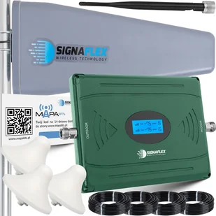 System przekazu sygnału AV Signaflex Zestaw Wzmacniacz Egsm/Dcs Ls-Eg11 Agc + T2 23Dbi 15M + 3X Grzybek - Inne akcesoria audio-wideo - miniaturka - grafika 1