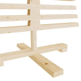 Drewniana choinka do udekorowania, 120 cm, lite drewno sosnowe Lumarko! - Ozdoby bożonarodzeniowe - miniaturka - grafika 4