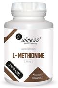 Aminokwasy - Aliness L-Methionine 500 mg, 100 kaps Vege Aliness 531F-4924A - miniaturka - grafika 1