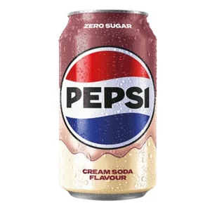 Pepsi Cream Soda Zero Sugar 330ml - Napoje gazowane - miniaturka - grafika 1