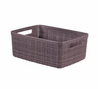 Kosze wiklinowe - Brązowofioletowy koszyk Curver Jute, 5 l - miniaturka - grafika 1