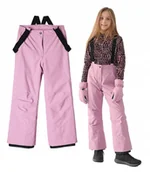 Spodnie narciarskie - Spodnie narciarskie 4F Jr 4FJWAW24TFTRF659 (kolor Różowy) - miniaturka - grafika 1