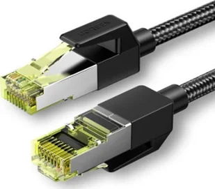 Ugreen UGREEN NW150 Kabel sieciowy w oplocie, Ethernet RJ45, Cat.7, F/FTP, 5m czarny - Kable komputerowe i do monitorów - miniaturka - grafika 1