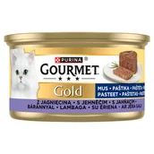 Mokra karma dla kotów - Purina Gourmet Gold mus z jagnięciną 85g - miniaturka - grafika 1