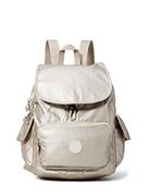 Torebki damskie - Kipling Plecak City Pack S, srebrny (Metallic Glow)., 27x33.5x19 cm (B x H x T) - miniaturka - grafika 1