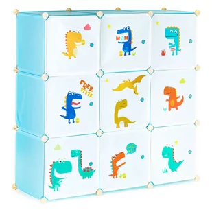 Szafka regał dla dzieci modułowa 9 półek dziecięca - Szafy i szafki dla dzieci - miniaturka - grafika 1