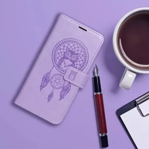 Etui z klapką zamykane Kabura MEZZO Book do iPhone 15 Pro łapacz snów fioletowy - Etui i futerały do telefonów - miniaturka - grafika 5