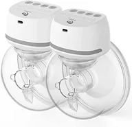 Laktatory - Bellababy elektryczna pompka do mleka, przenośna, z 4 trybami i 6 poziomami, szczelna, do wielokrotnego ładowania, bez użycia rąk, 2 sztuki - miniaturka - grafika 1