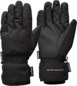 Rękawice narciarskie - Rękawiczki zimowe Meteor Nevis czarne 17733-17734-17735-17736 XL - miniaturka - grafika 1