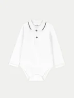 Body dla niemowląt - Coccodrillo Body dziecięce ZC4112401MBN Biały - miniaturka - grafika 1