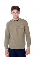 Bluzy męskie - LEE MILITARY PKT SWS UTILITY GREEN L80FELNG S - miniaturka - grafika 1