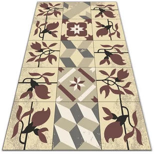 Dywan na taras zewnętrzny Magnolia kafelki 60x90 cm - Dywany zewnętrzne - miniaturka - grafika 1