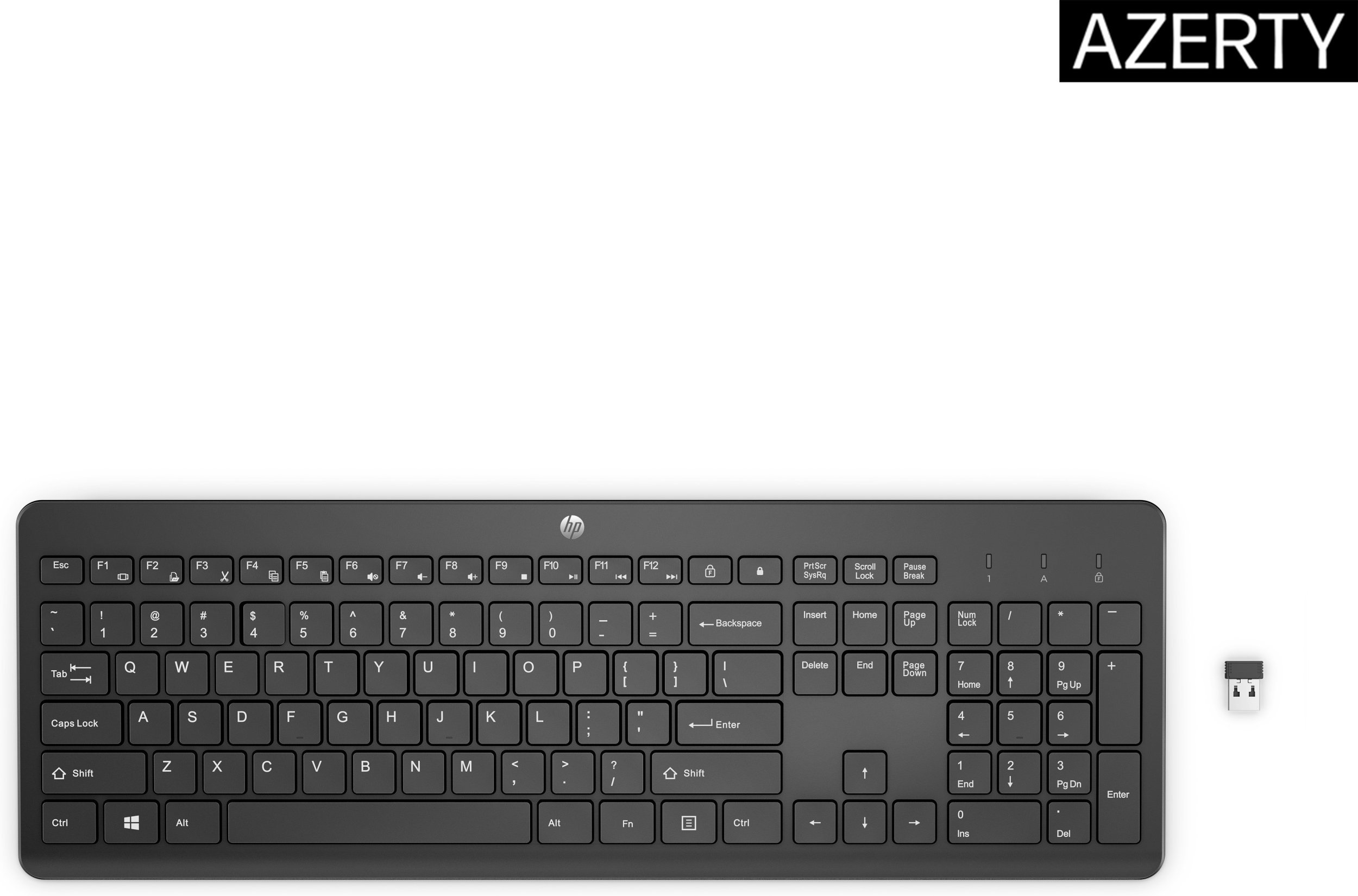 HP 230 Wireless Keyboard Black 3L1E7AA#ABZ