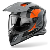 Kaski motocyklowe - Kask Adventure Airoh Bandit Pomarańczowy MatowyL - miniaturka - grafika 1