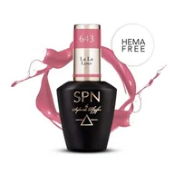 Lakiery hybrydowe - Lakier Hybrydowy do Paznokci Różowy Hybryda 643 La La Love 8 ml Spn Nails - miniaturka - grafika 1