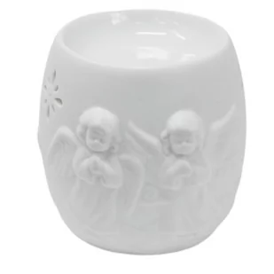 Kominek Zapachowy Ceramiczny Aniołek Wzór 4 - Świeczniki - miniaturka - grafika 1