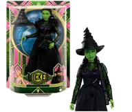 Lalki dla dziewczynek - WICKED LALKA ELPHABA THROPP DOLL CZAROWNICA ZIELONA ELFABA AKCESORIA HXT62 - miniaturka - grafika 1