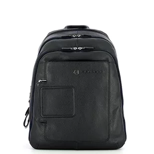 Piquadro Vibe Plecaki biznesowe skórzana 43 cm przegroda na laptopa blau - Torby na laptopy - miniaturka - grafika 2