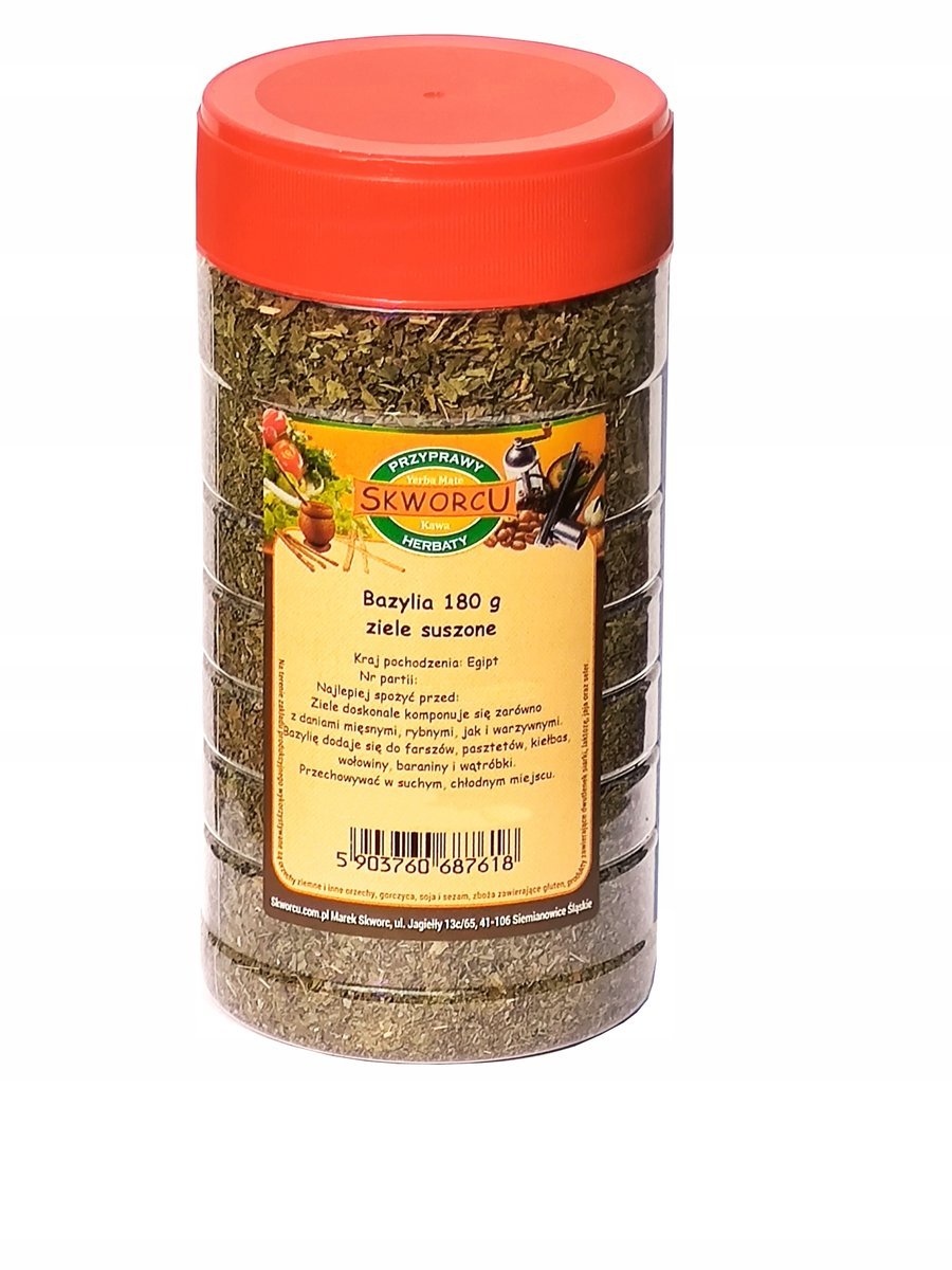 Bazylia 180 g ziele suszone CATERING od Skworcu