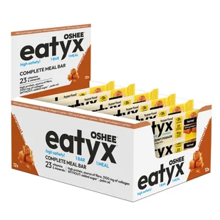 EATYX POSIŁEK W FORMIE BATONA KARMEL 12x60g - Szybkie dania obiadowe - miniaturka - grafika 1