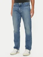 Spodnie męskie - Lee Jeansy West 112354466 Niebieski Loose Fit - miniaturka - grafika 1