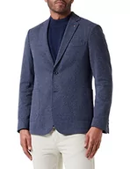 Marynarki męskie - bugatti Męska marynarka 398133-39265, granatowa-380, regularna, Marine-380, 50 - miniaturka - grafika 1