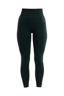 Legginsy - Hootomi Damskie legginsy, ciemnozielone, S, ciemnozielony, S - miniaturka - grafika 1