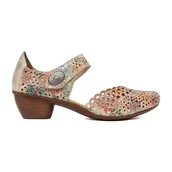 Półbuty damskie - Czółenka Rieker CEO-43753-91 - miniaturka - grafika 1