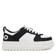 Sneakersy damskie - Sneakersy HUGO Lyssa 50541575 Biały - miniaturka - grafika 1