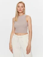 Koszulki i topy damskie - Guess Top Edie V3GP19 K8RT2 Beżowy Slim Fit - miniaturka - grafika 1