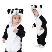 Stroje karnawałowe - Piżama Onesie Kostium Przebranie Śpiochy Panda Niemowlę 80: 65-75 cm - miniaturka - grafika 1