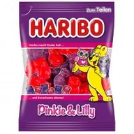 Żelki - Haribo Żelki owocowe z pianką Pinkie&Lilly 200 g - miniaturka - grafika 1