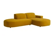 Narożniki - Narożnik Cursal Atelier – nowoczesny, zaokrąglony i wyjątkowo elegancki, tkanina Salvador - Żółty - Prawy - miniaturka - grafika 1