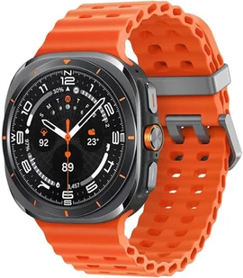 Pasek silikonowy do Galaxy Watch Ultra 47mm, pomarańczowy - Akcesoria do smartwatchy - miniaturka - grafika 1