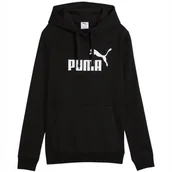 Bluzy damskie - Bluza damska Puma ESS No.1 Logo Hoodie czarna 682390 01 2XL - miniaturka - grafika 1