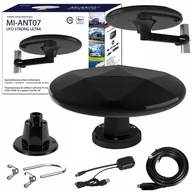 Anteny TV - Antena DVB-T2 Mistral MI-ANT07 UFO - CZARNA - miniaturka - grafika 1