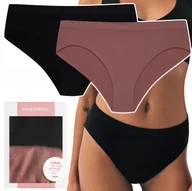 Majtki damskie - Henderson Bait K002 majtki damskie figi bikini z Wysokim Stanem 2-PAK L - miniaturka - grafika 1