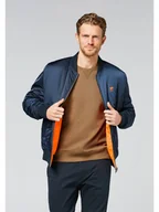 Kurtki męskie - Polo Sylt Dwustronna kurtka przejściowa w kolorze granatowo-pomarańczowym - miniaturka - grafika 1