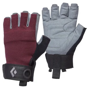 Rękawice ferratowe Black Diamond W'S Crag Half-Finger Gloves Rozmiar rękawiczek: S / Kolor: czerwony - Rękawice narciarskie - miniaturka - grafika 1