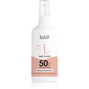 Naif Baby & Kids Mineral Sunscreen SPF 50 spray ochronny do opalania dla dzieci 100 ml - Kremy dla dzieci - miniaturka - grafika 1