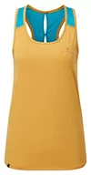 Kamizelki damskie - Ronhill Damska kamizelka Wmn's Tech Revive Racer, Dark Gold/Azure, 40 PL - miniaturka - grafika 1