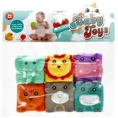 Klocki - Klocki konstrukcyjne Junior 6 szt. Zwierzęta MEGA CREATIVE 523982 - miniaturka - grafika 1