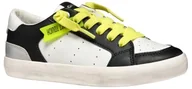 Buty dla dziewczynek - Geox J Gisli Girl A Sneakersy dziewczęce, Biały/czarny, 32 EU - miniaturka - grafika 1