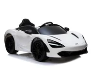 Jeździki dla dzieci - Import SUPER-TOYS SUPER-TOYS McLaren M720S MIĘKKIE KOŁA MIĘKKIE SIEDZENIE PEŁNA OPCJA/DKM720S  DK-M720S-BIAŁY - miniaturka - grafika 1
