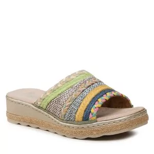 Espadryle damskie - Espadryle Rieker 61798-90 Multi - grafika 1