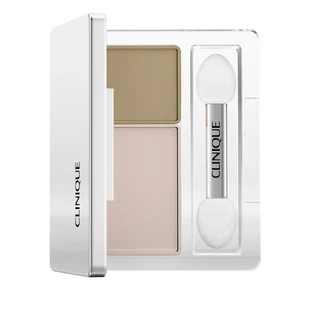 Clinique All About Shadow Duo Cień do powiek, Seashell Pink / Fawn Satin Seashell Pink / Fawn Satin CLINIQUE 1.7 g - Cienie do powiek - miniaturka - grafika 1