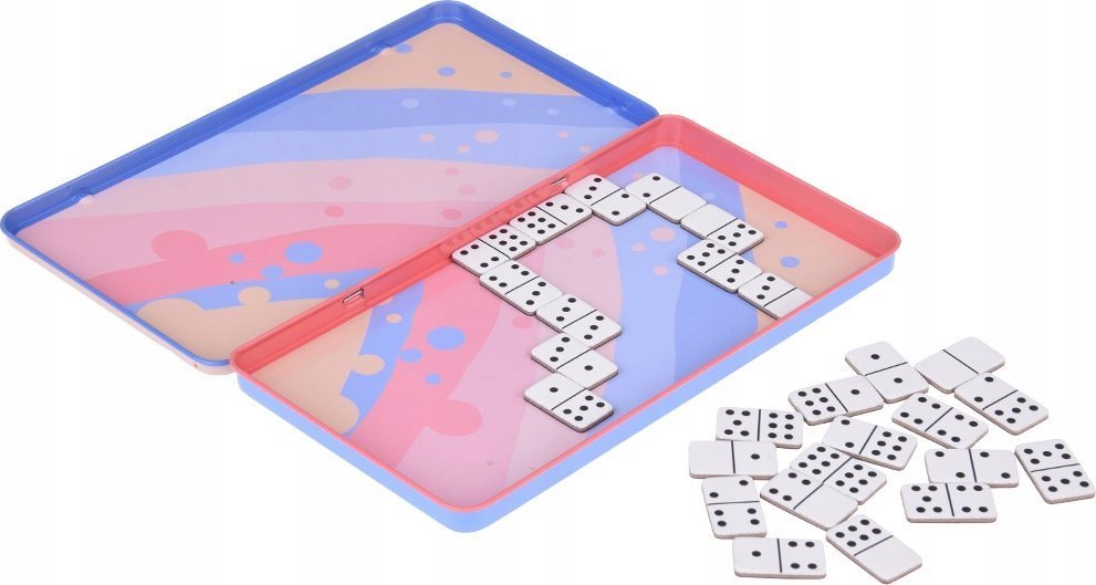 Jokomisiada Domino magnetyczne mini gra podróżna dla dzieci i dorosłych GR0675