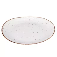 Talerze - Organic Sand Talerz Deserowy 19,5 Cm Porcelana Nbc - miniaturka - grafika 1