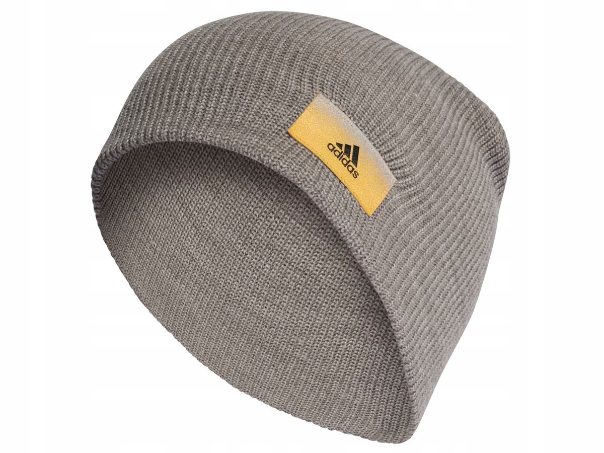 Czapka Zimowa Adidas Ess Beanie Ciepła Ii3521 Osfw Szara Na Zimę