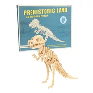 Puzzle - Drewniane 3D puzzle dinozaur Rex London Tyrannosaurus - miniaturka - grafika 1